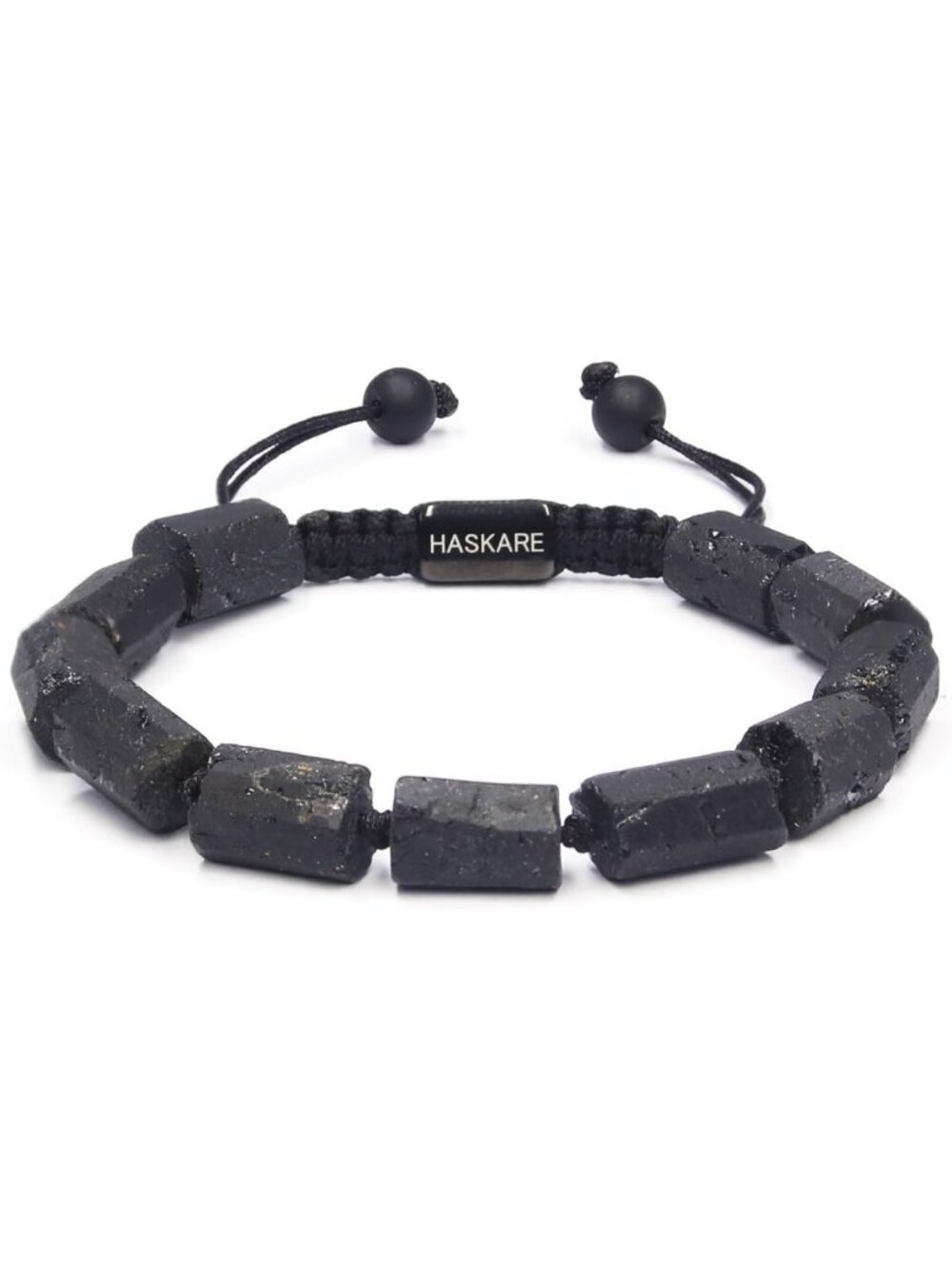 Natural Stone Tourmaline Crystal Bracelet for Men | Energy Healing & Protection